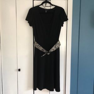 Style & Co. Dress W/Belt Size M